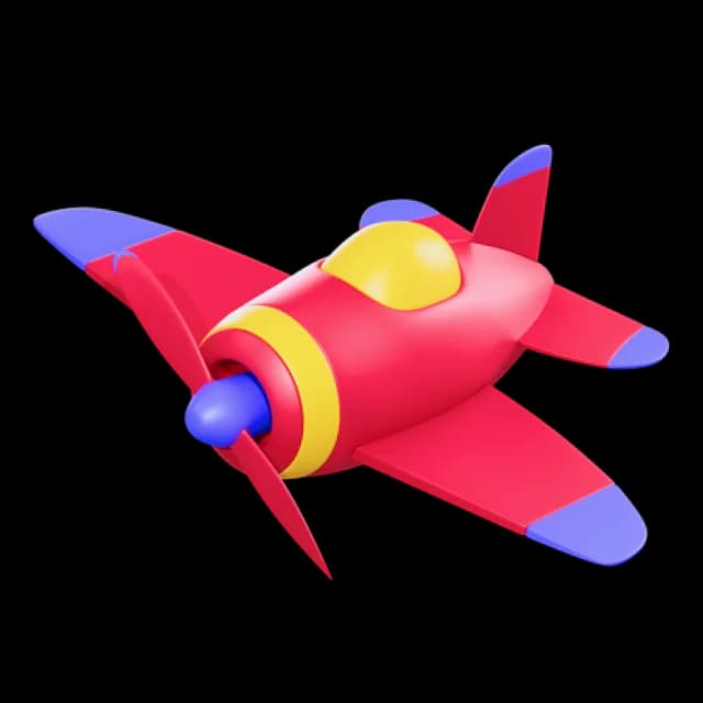 Illustration d'un avion évoquant le jeu Aviator