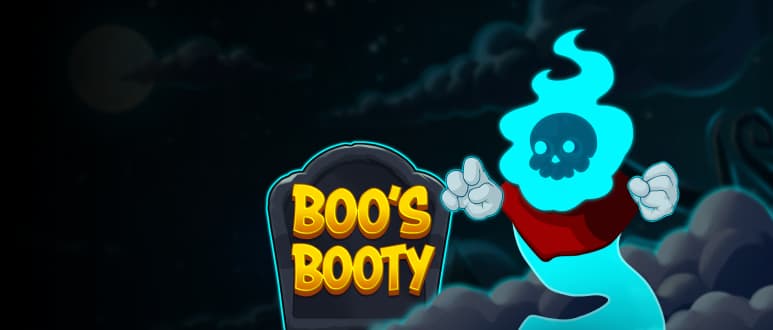 Bannière d'une machine à sous mise en avant sur Betify : Boo's Booty