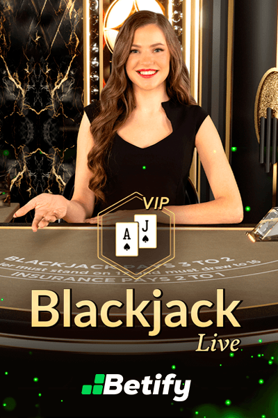 Table Blackjack Live VIP sur Betify