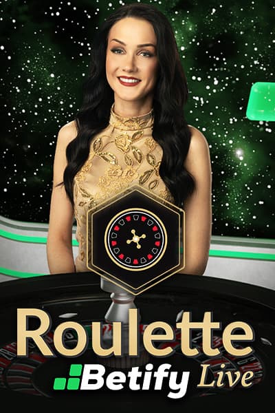 Table Roulette Betify Live avec croupière