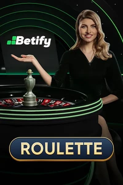 Table de roulette sur Betify avec croupière