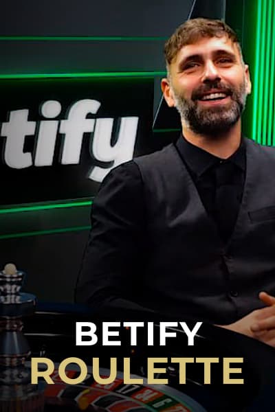 Table Betify Roulette en direct avec croupier